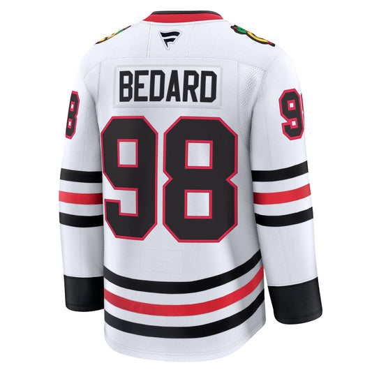 Connor Bedard Chicago Blackhawks Fanatics Premium Away Jersey