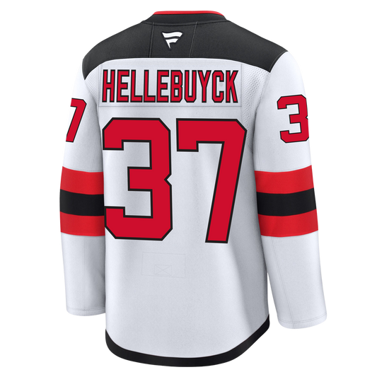 Connor Hellebuyck New Jersey Devils Fanatics Premium Away Jersey