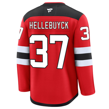 Connor Hellebuyck New Jersey Devils Fanatics Premium Home Jersey