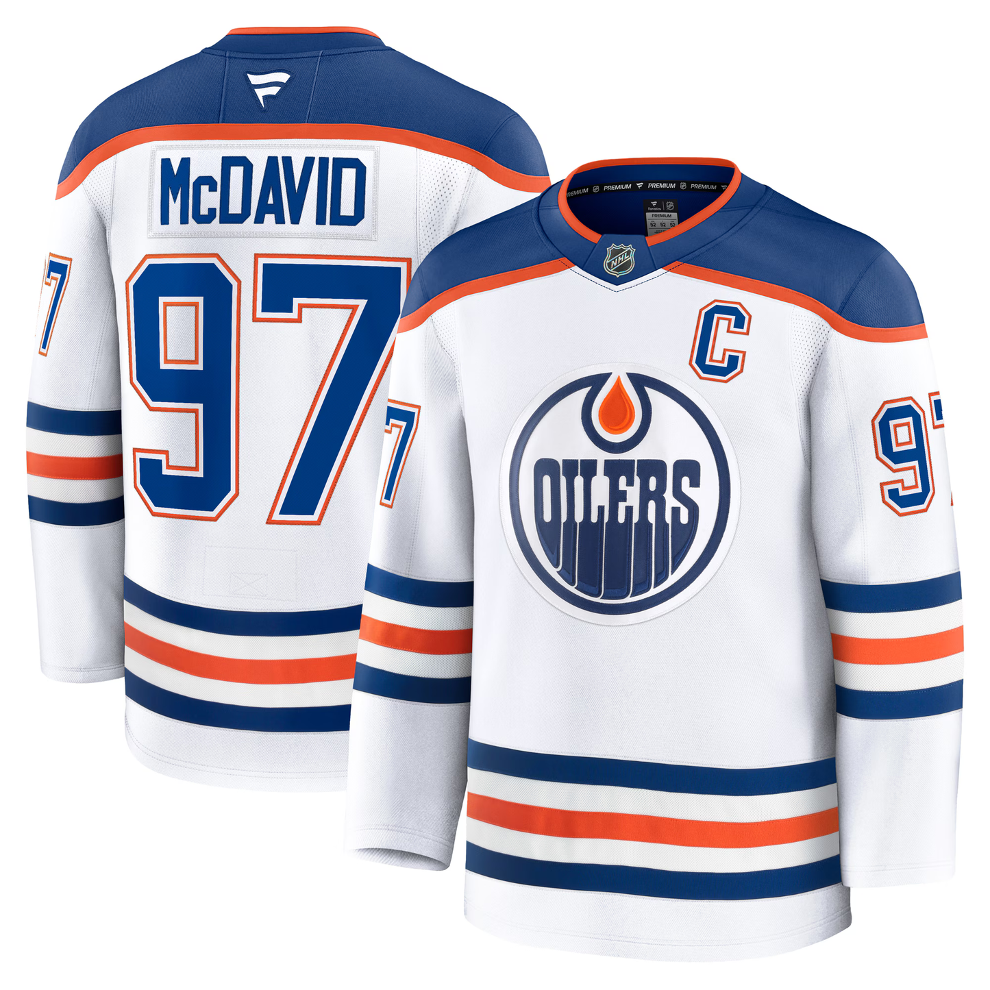 Connor McDavid Edmonton Oilers Fanatics Premium Away Jersey