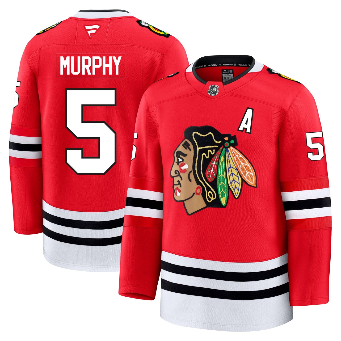 Connor Murphy Chicago Blackhawks Fanatics Premium Home Jersey