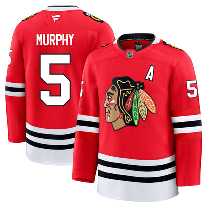 Connor Murphy Chicago Blackhawks Fanatics Premium Home Jersey