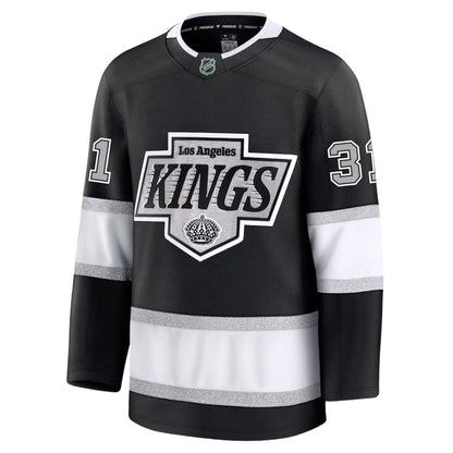 David Rittich Los Angeles Kings Fanatics Premium Home Jersey