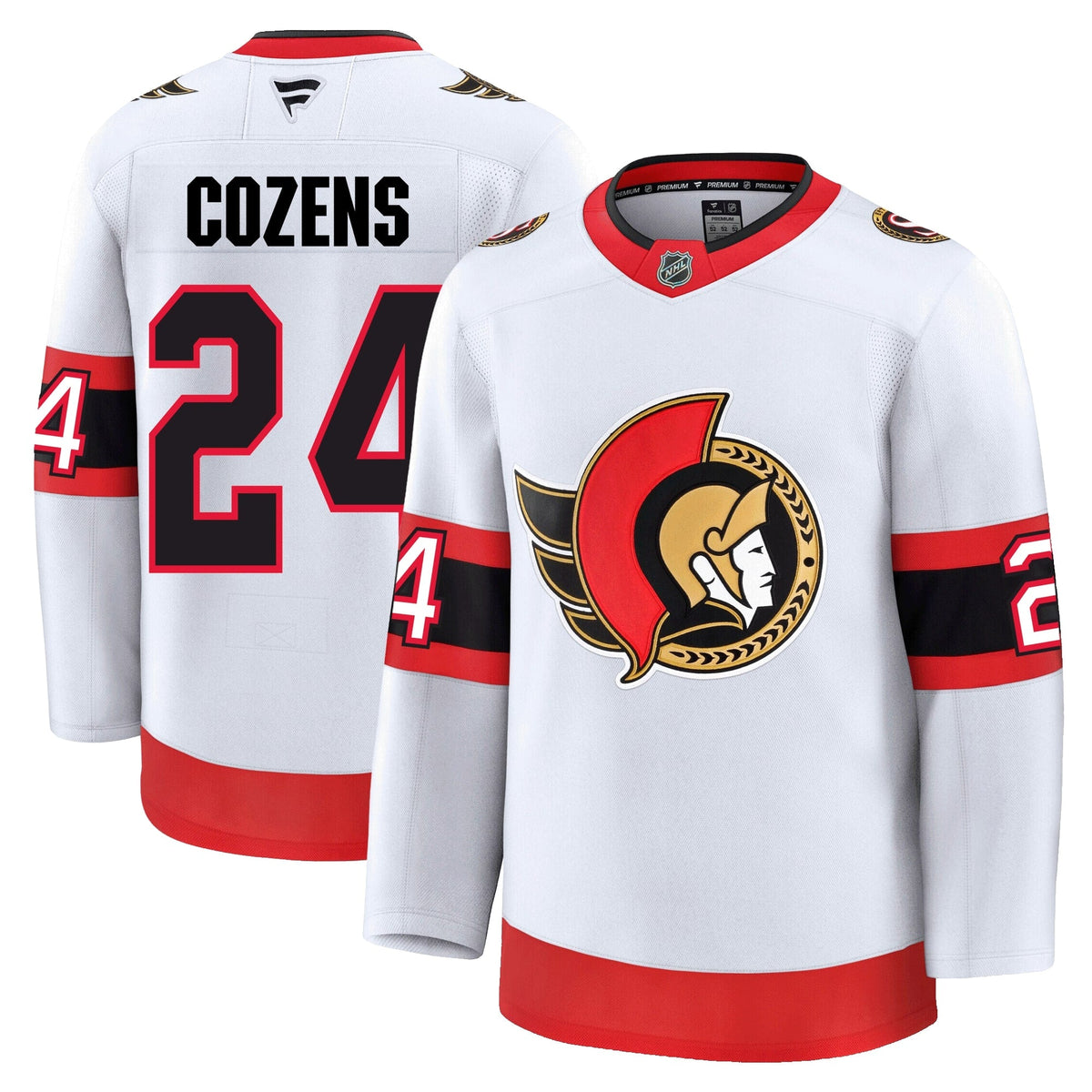 Dylan Cozens Ottawa Senators Fanatics Premium Away Jersey