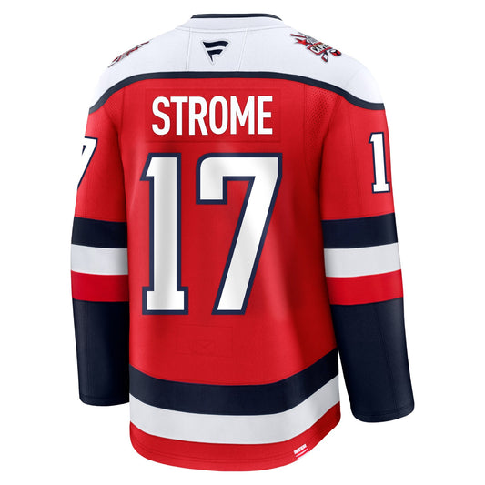 Dylan Strome Washington Capitals Fanatics Alternate Premium Jersey