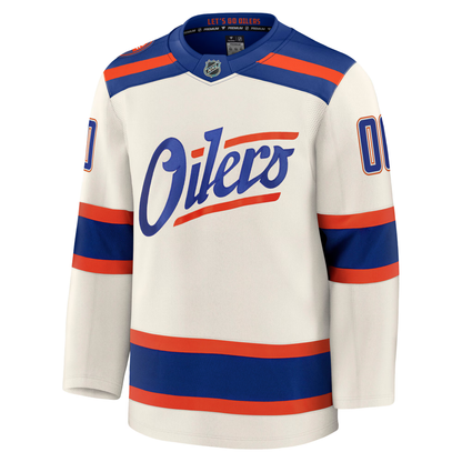 Customizable Edmonton Oilers 2025 Fanatics Premium Official Alternate Jersey