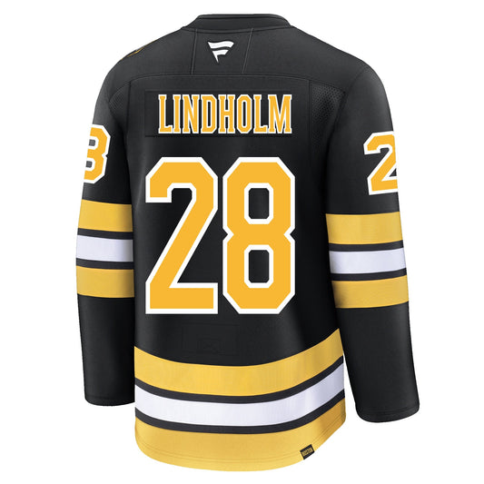 Elias Lindholm Boston Bruins Fanatics Home Premium Jersey