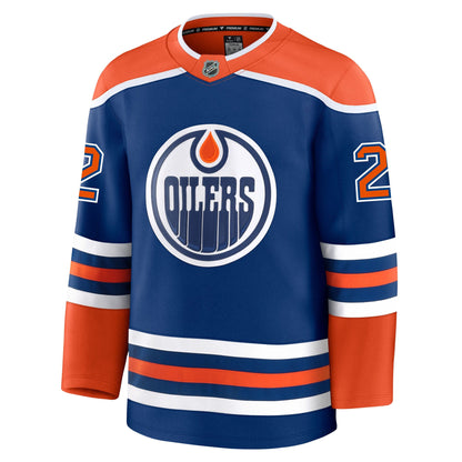 Evan Bouchard Edmonton Oilers Fanatics Premium Home Jersey