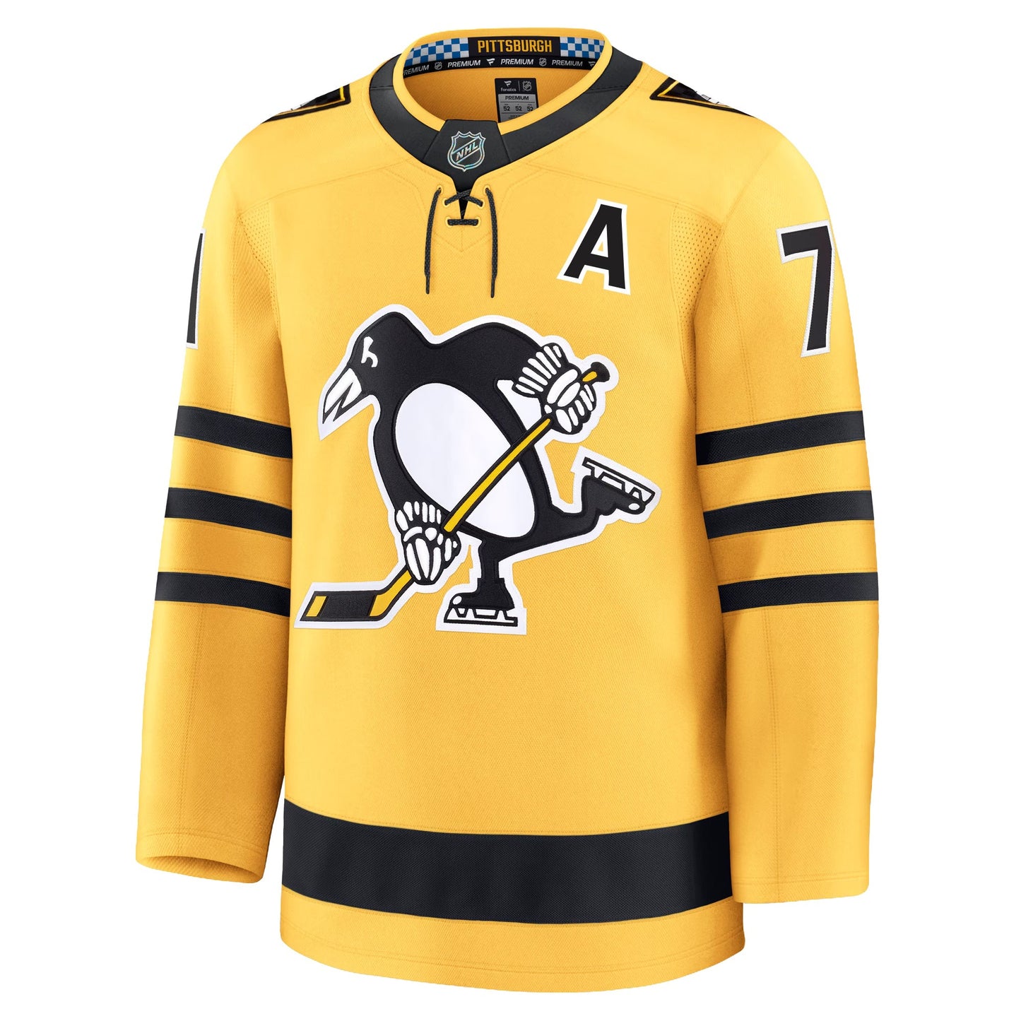 Evgeni Malkin Pittsburgh Penguins Fanatics Alternate Premium Jersey