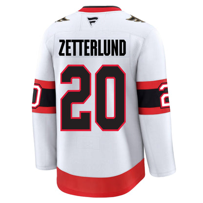 Fabian Zetterlund Ottawa Senators Fanatics Premium Away Jersey