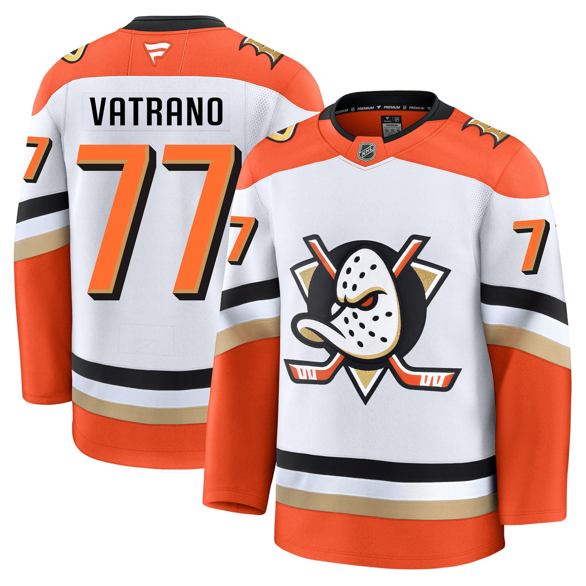 Frank Vatrano Anaheim Ducks Fanatics Premium Away Jersey