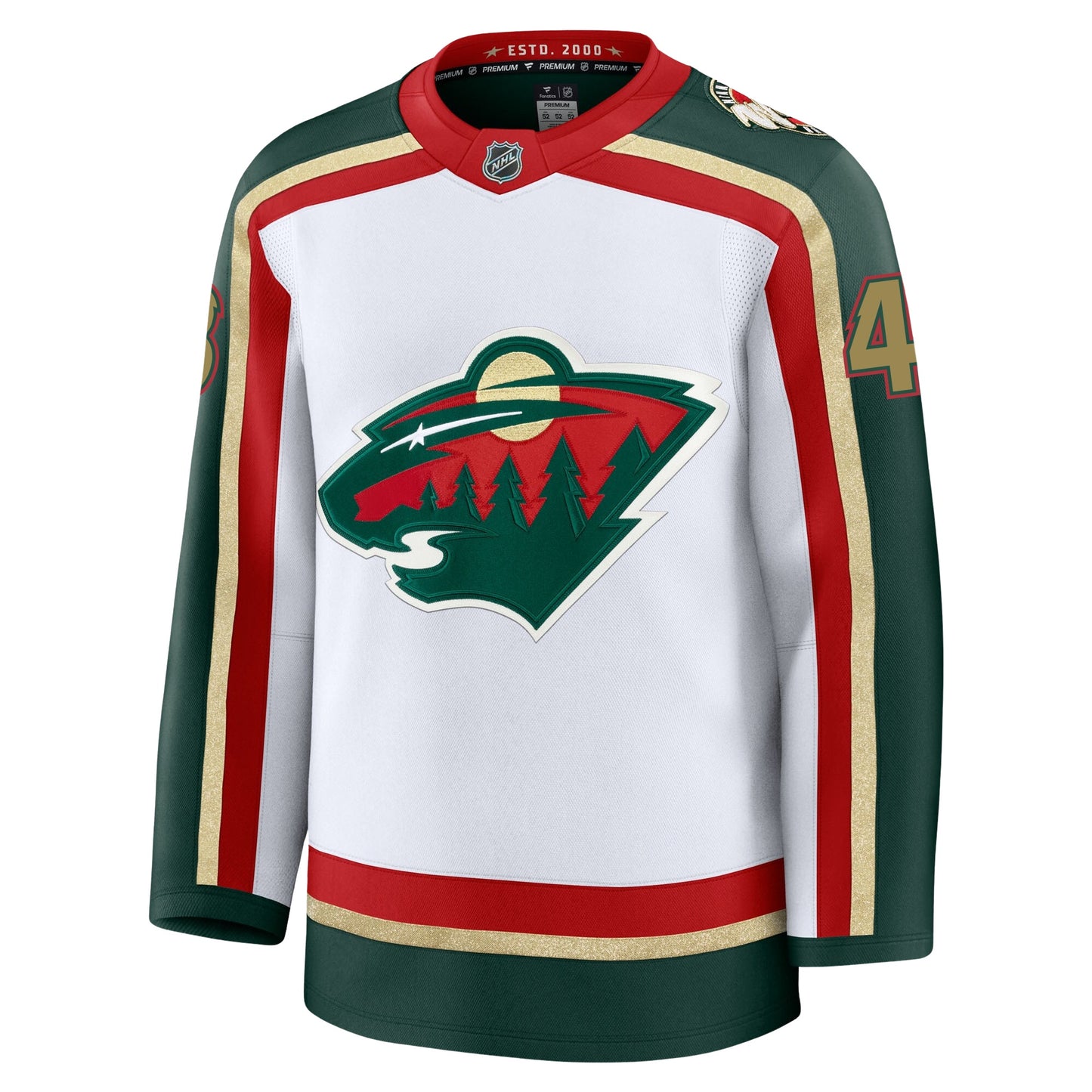 Quinn Hughes Minnesota Wild Fanatics Alternate Premium Jersey
