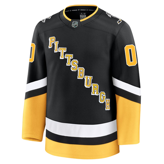 Customizable Pittsburgh Penguins 2024 Fanatics Premium Official NHL THIRD ALTERNATE Jersey