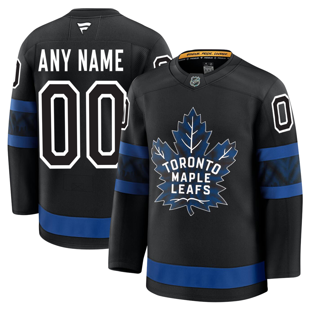 Customizable Toronto Maple Leafs 2024 Fanatics Premium Official NHL THIRD ALTERNATE Jersey