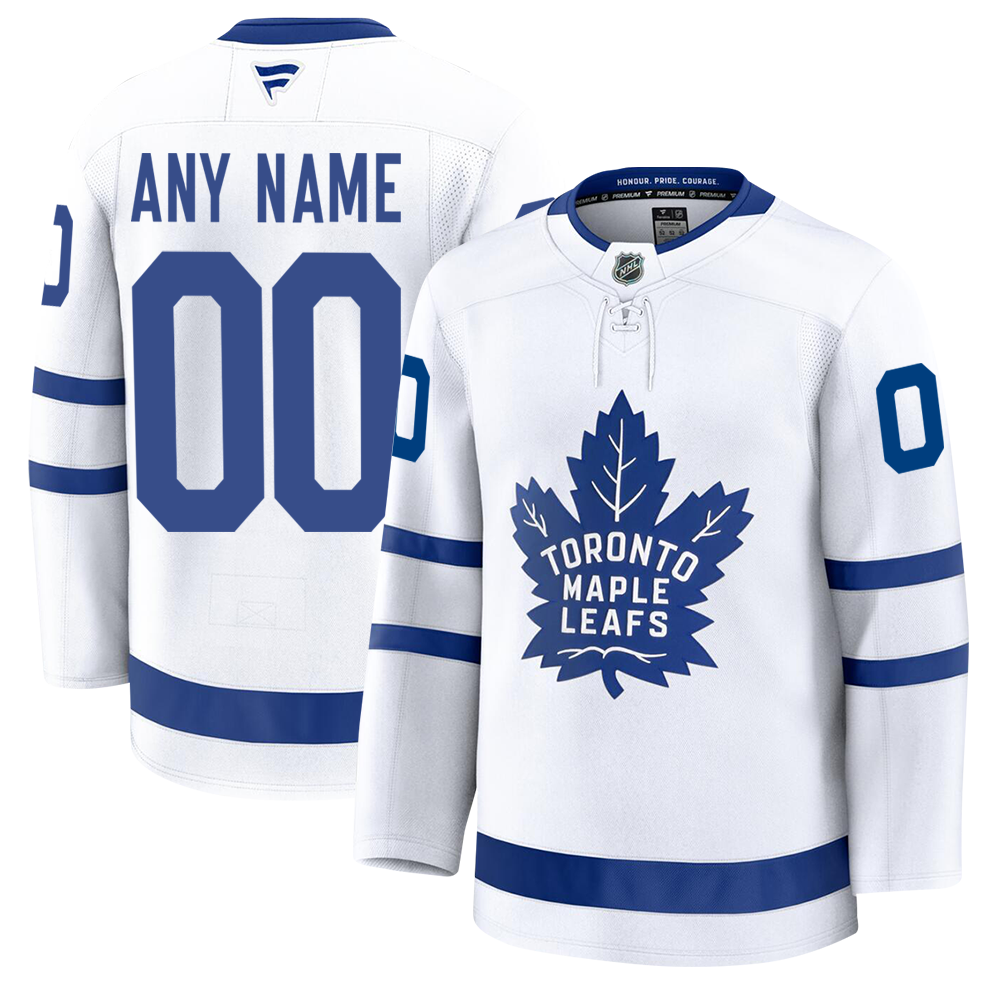 PRE-ORDER ONLY Customizable Toronto Maple Leafs 2024 Fanatics Premium Official NHL AWAY Jersey