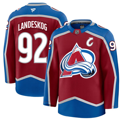 Gabriel Landeskog Colorado Avalanche Fanatics Premium Home Jersey
