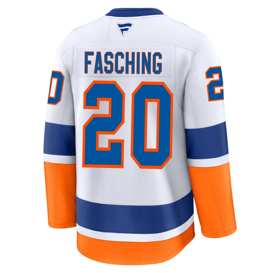 Hudson Fasching New York Islanders Fanatics Premium Away Jersey