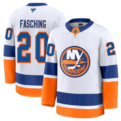 Hudson Fasching New York Islanders Fanatics Premium Away Jersey