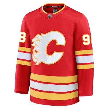 Ilya Solovyov Calgary Flames Fanatics Premium Home Jersey