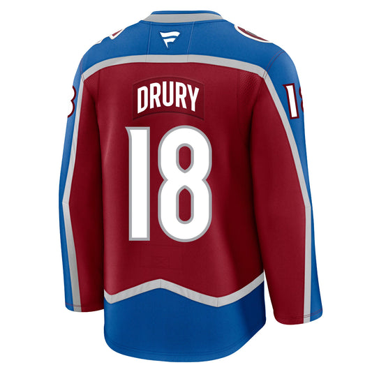 Jack Drury Colorado Avalanche Fanatics Premium Home Jersey