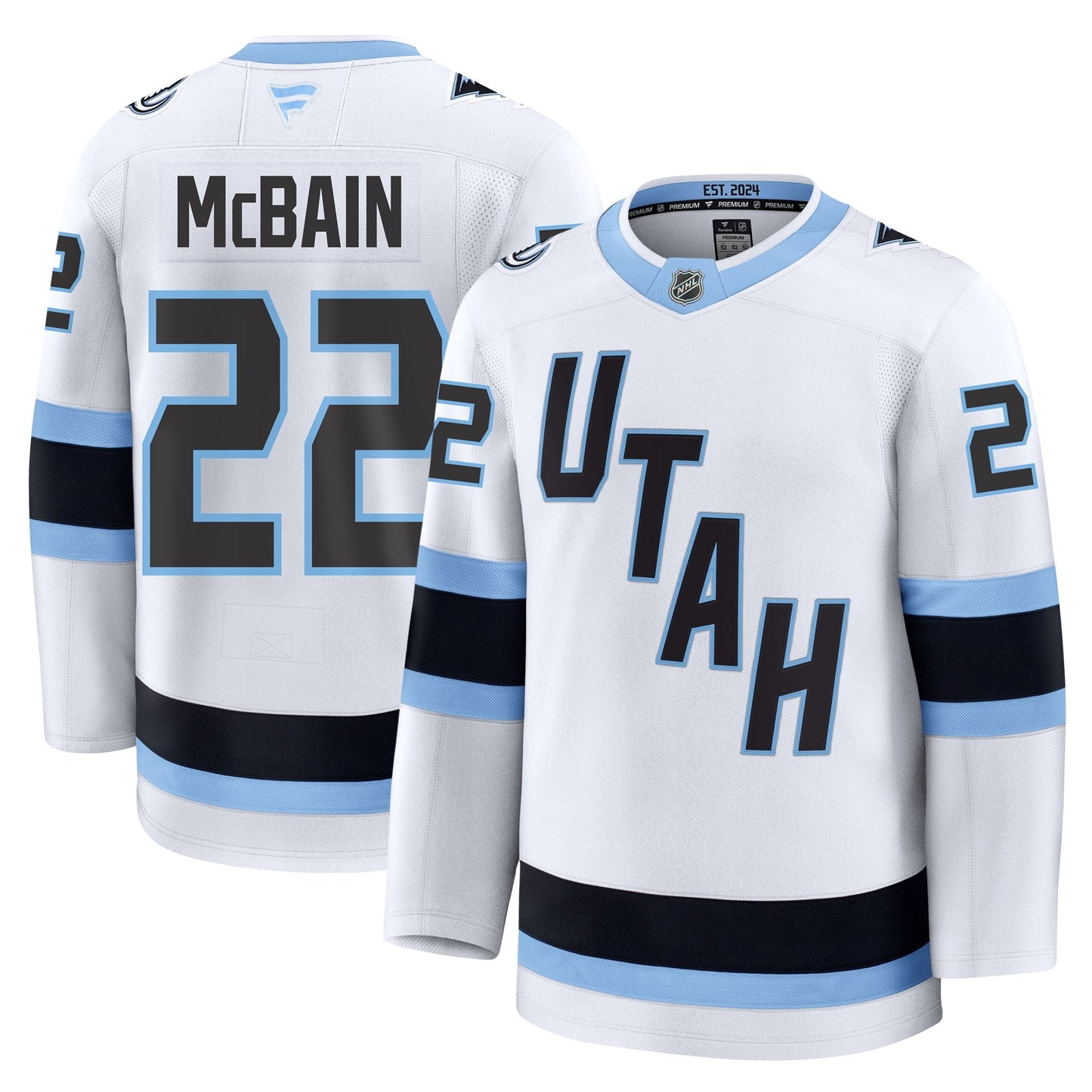 Jack McBain Utah Mammoth Fanatics Away Premium Jersey