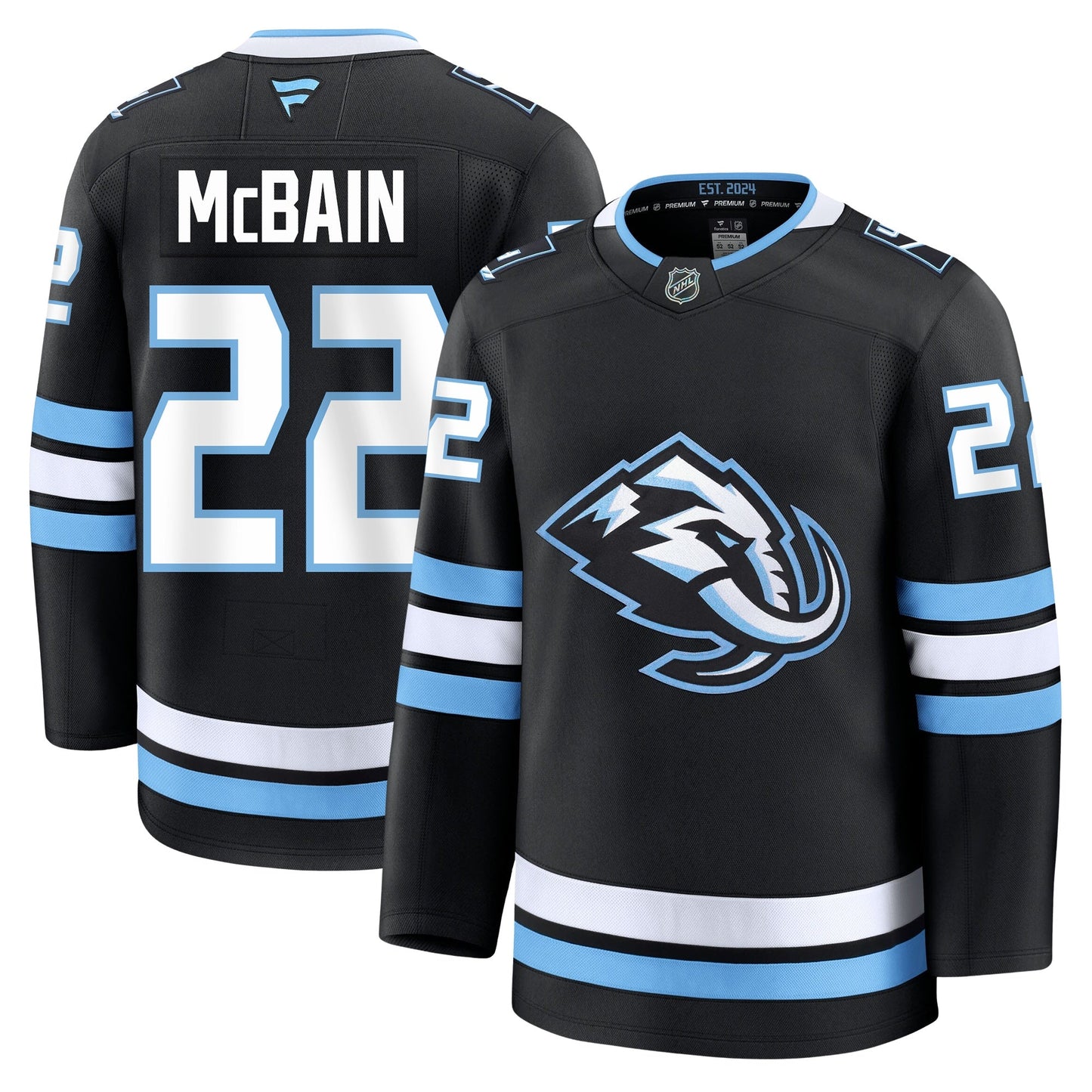 Jack McBain Utah Mammoth Fanatics Home Premium Jersey