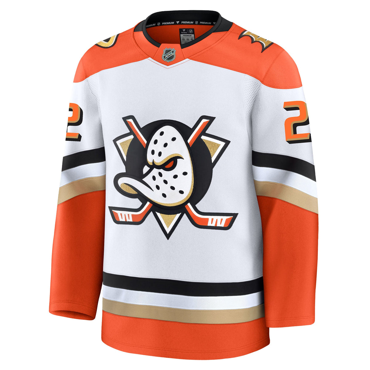 Jackson LaCombe Anaheim Ducks Fanatics Premium Away Jersey