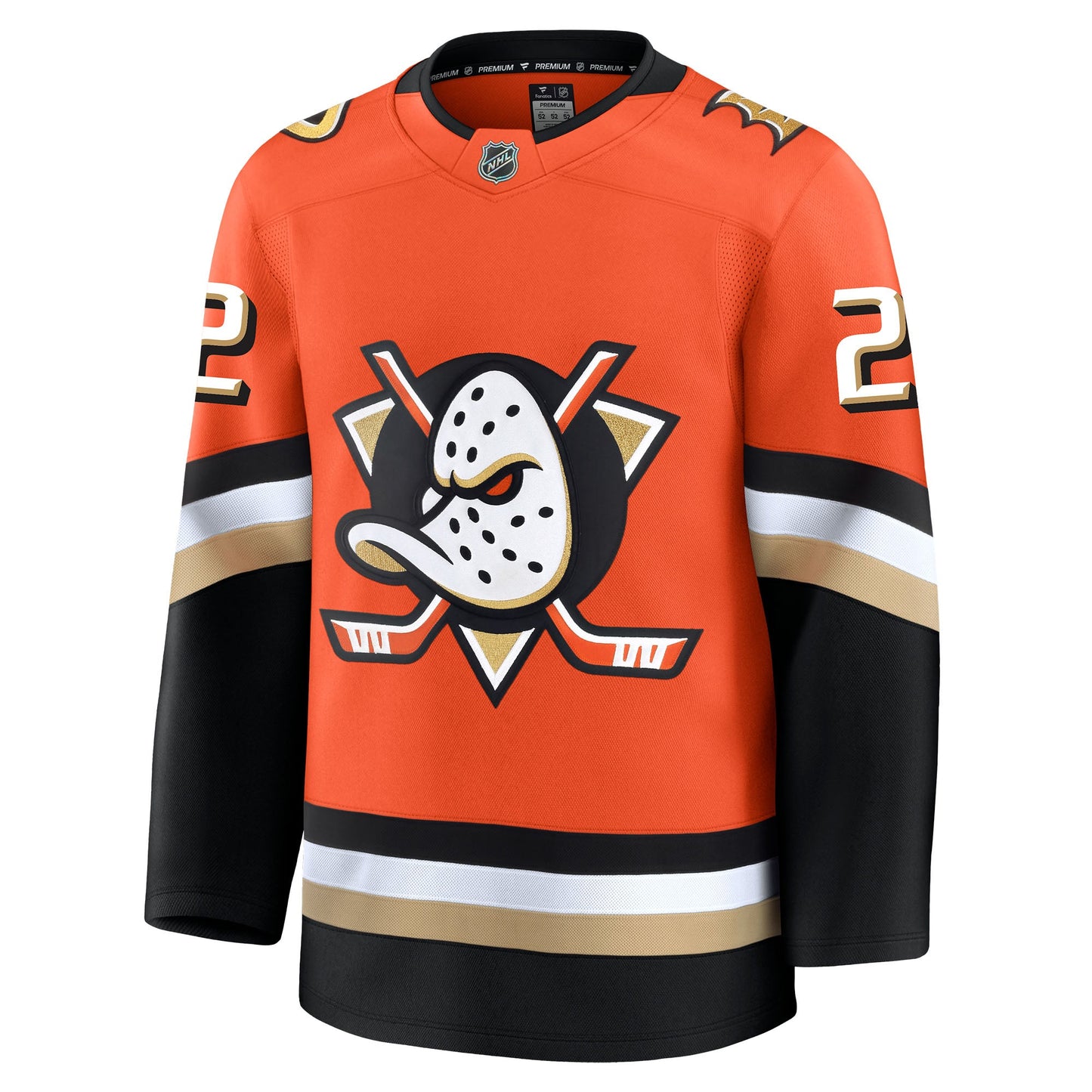 Jackson Lacombe Anaheim Ducks Fanatics Premium Home Jersey