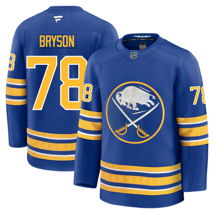 Jacob Bryson Buffalo Sabres Fanatics Premium Home Jersey