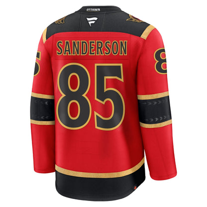 Jake Sanderson Ottawa Senators Fanatics Alternate Premium Jersey
