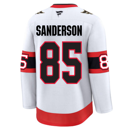 Jake Sanderson Ottawa Senators Fanatics Premium Away Jersey