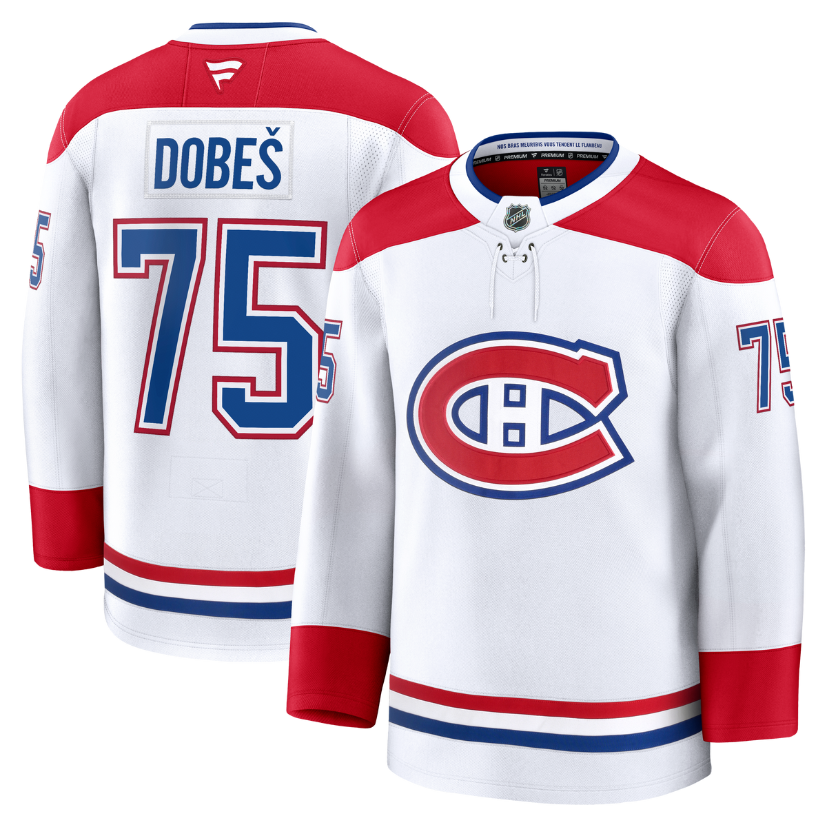 Jakub Dobeš Montreal Canadiens Fanatics Premium Away Jersey