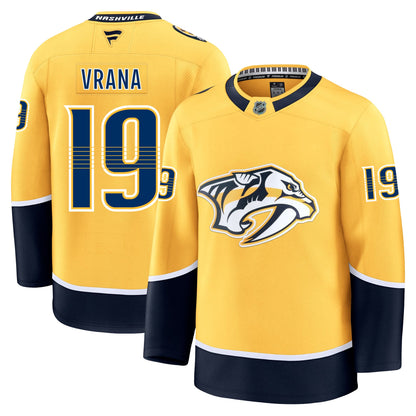 Jakub Vrana Nashville Predators Fanatics Premium Home Jersey