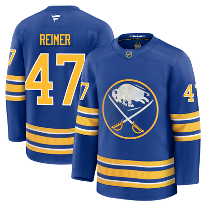 James Reimer Buffalo Sabres Fanatics Premium Home Jersey