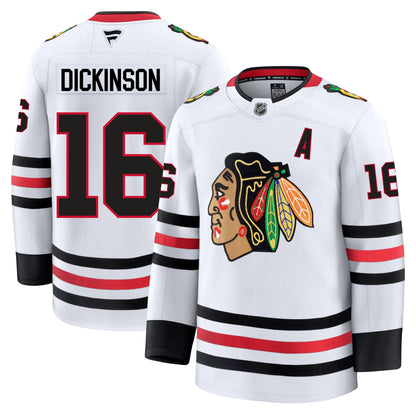 Jason Dickinson Chicago Blackhawks Fanatics Premium Away Jersey