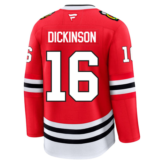Jason Dickinson Chicago Blackhawks Fanatics Premium Home Jersey