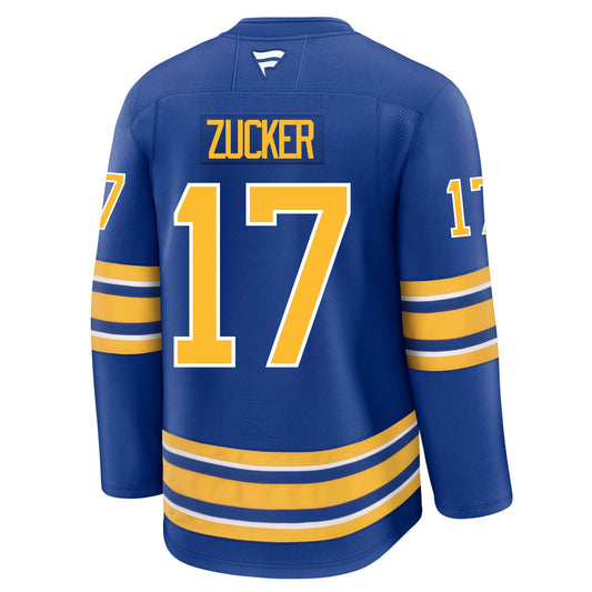 Jason Zucker Buffalo Sabres Fanatics Premium Home Jersey