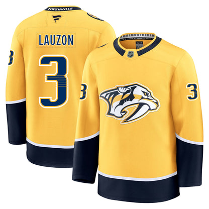 Jeremy Lauzon Nashville Predators Fanatics Premium Home Jersey