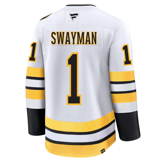 Jeremy Swayman Boston Bruins Fanatics Away Premium Jersey