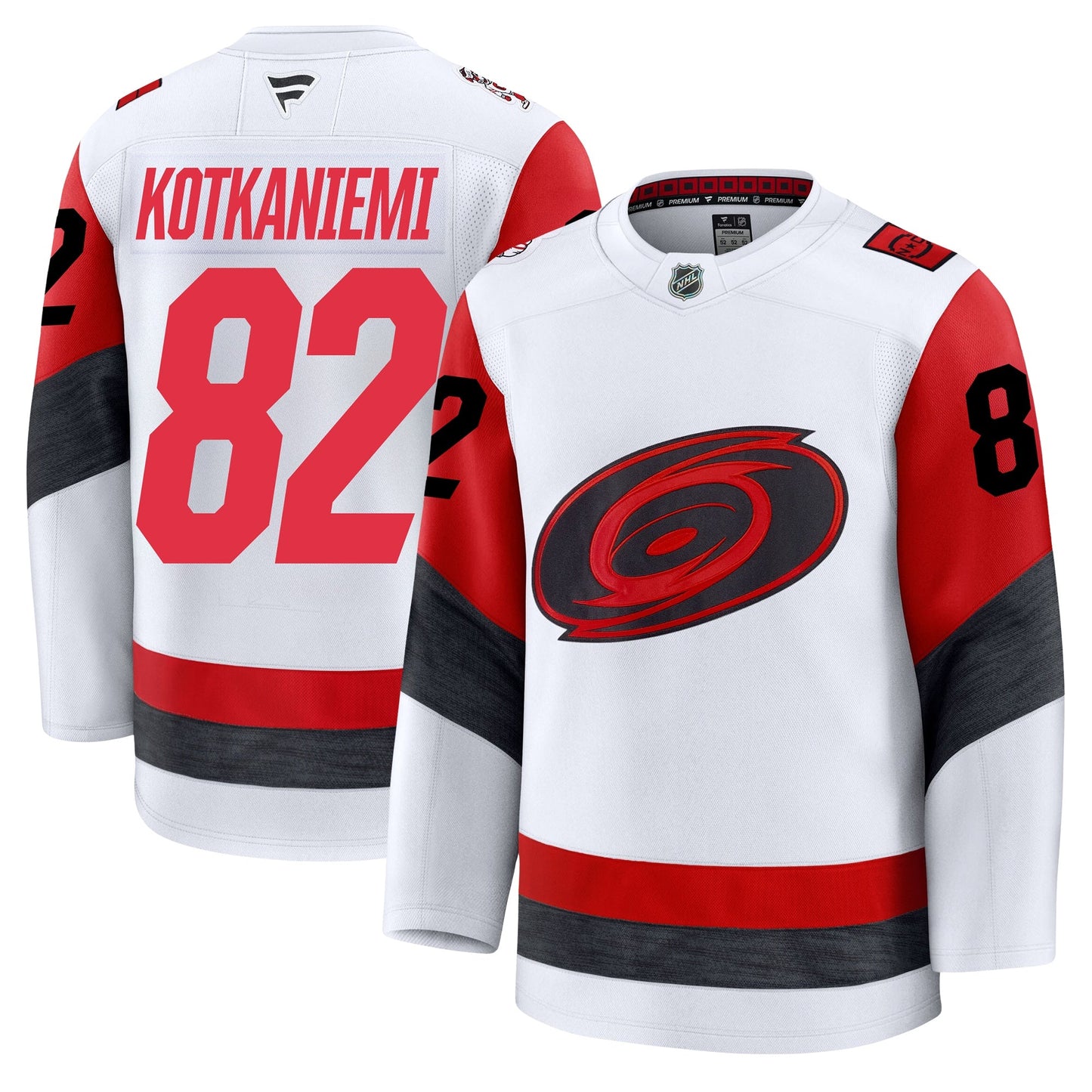 Jesperi Kotkaniemi Carolina Hurricanes Fanatics Away Premium Jersey