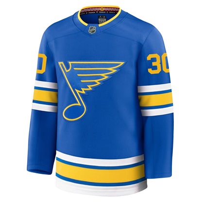 Joel Hofer St Louis Blues Fanatics Home Premium Jersey