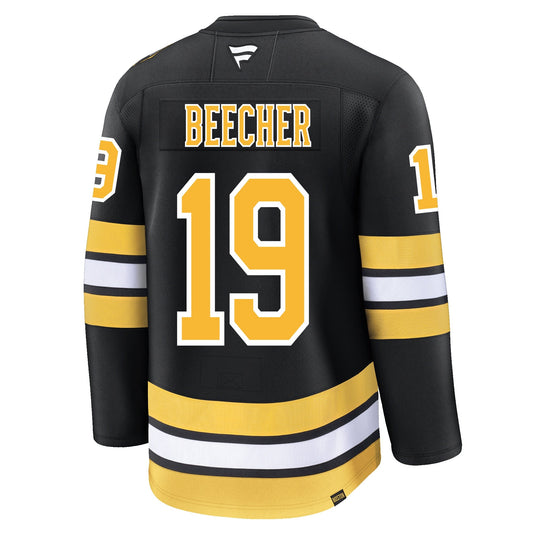 John Beecher Boston Bruins Fanatics Home Premium Jersey