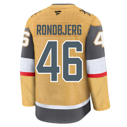 Jonas Rondbjerg Vegas Golden Knights Fanatics Premium Home Jersey