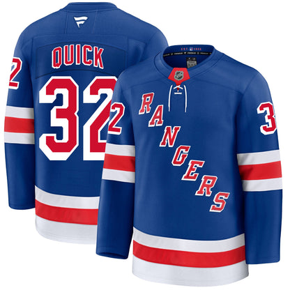 Jonathan Quick New York Rangers Fanatics Premium Home Jersey