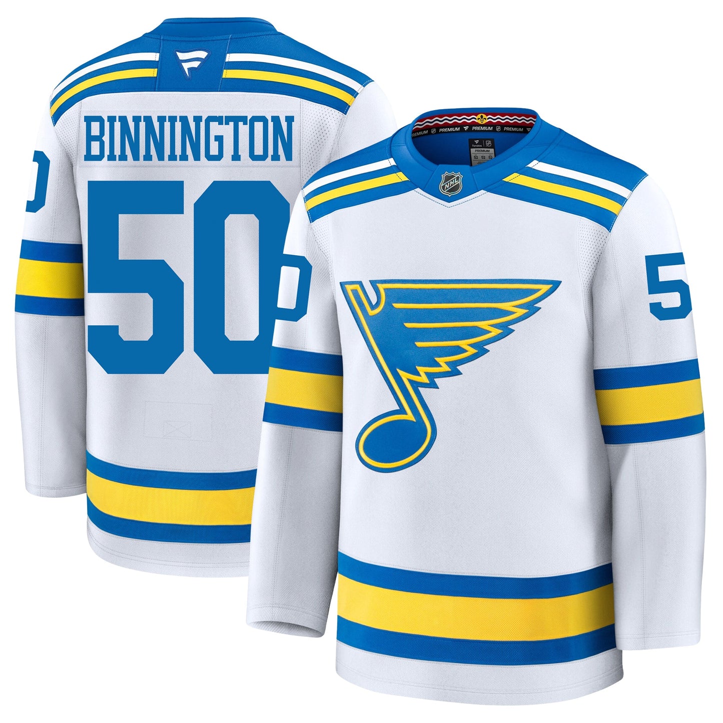Jordan Binnington St Louis Blues Fanatics Away Premium Jersey