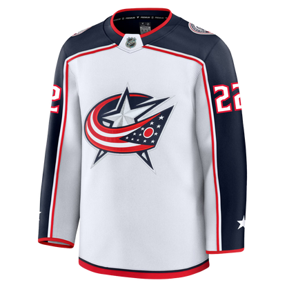 Jordan Harris Columbus Blue Jackets Fanatics Premium Away Jersey