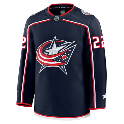 Jordan Harris Columbus Blue Jackets Fanatics Premium Home Jersey