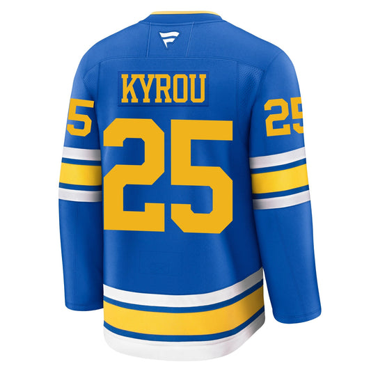 Jordan Kyrou St Louis Blues Fanatics Home Premium Jersey