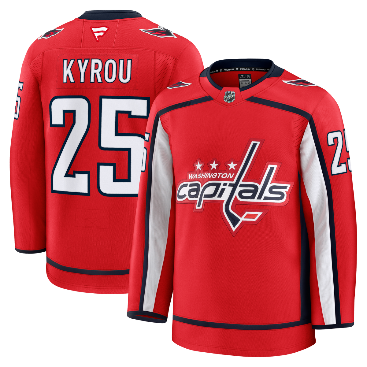 Jordan Kyrou Washington Capitals Fanatics Premium Home Jersey