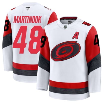 Jordan Martinook Carolina Hurricanes Fanatics Away Premium Jersey